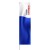 Beachflag H Rechteck Form blau-weiss