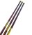 Holzfahnenstange mit messige Metallteile