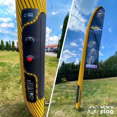 Pneumatikmast mit Ventilen