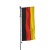 Deuschland-Flagge Hochformat mit Ausleger