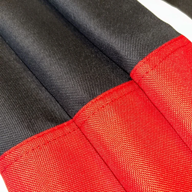 spun polyester material struktur