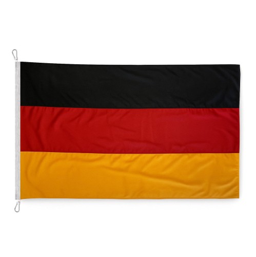 Deuschlanddeutsche Flagge aus maritimen Stoff mit edelstahl Karabinerhaken