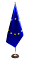 Darkwood Fahnständer mit EU Flagge