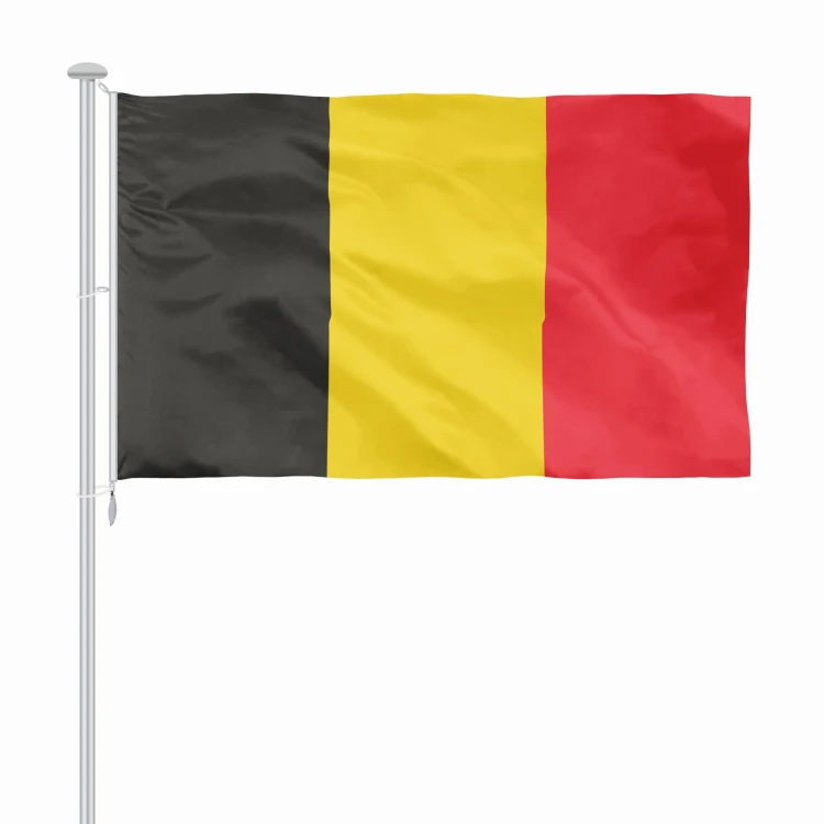 Belgische Staatsflagge am Fahnenmast.jpg