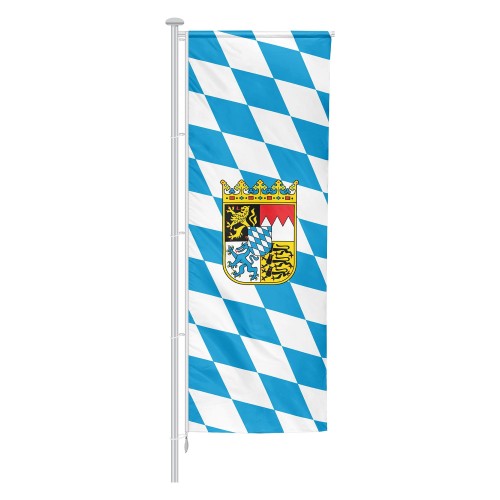Bayern Raute Hissflage Hochformat mit Wappen.jpg
