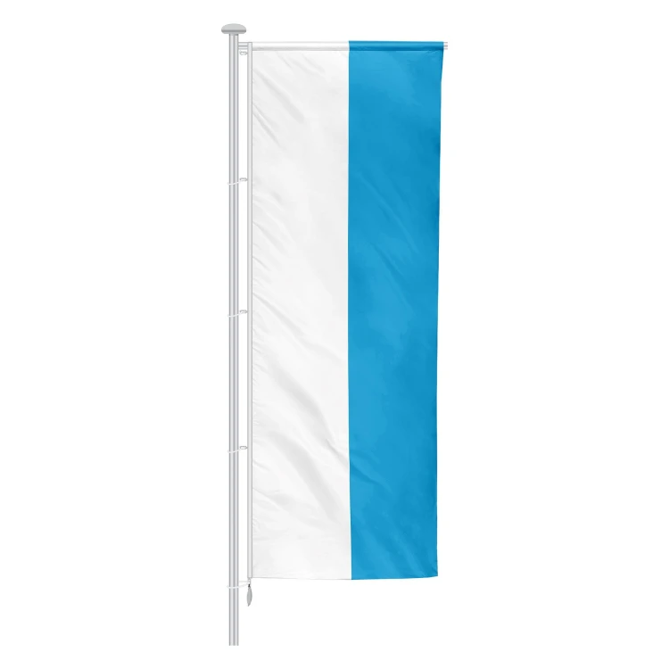 Bayern Flagge im Hochformat mit vertikalen Streifen ohne Wappen.jpg