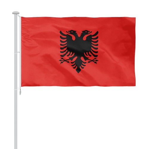 Albanien Querfahne