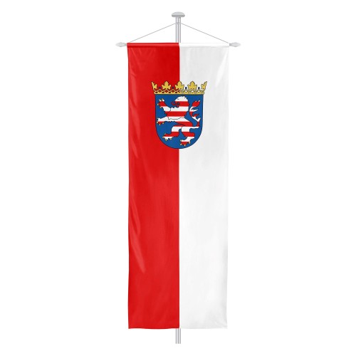 Hessen Bannerflahne mit Wappen