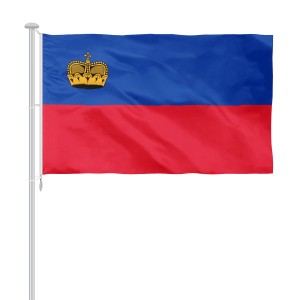 Liechtenstein-Flagge