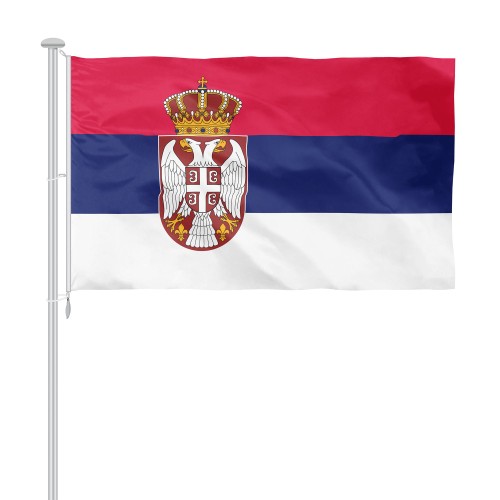 Serbien-Flagge