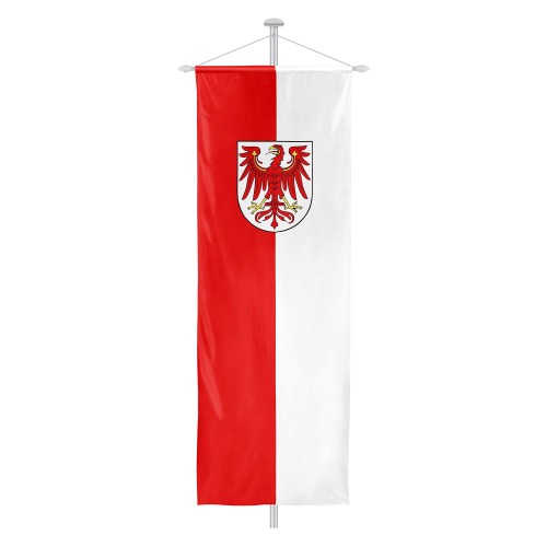 Brandenburg Bannerflagge mit Wappen
