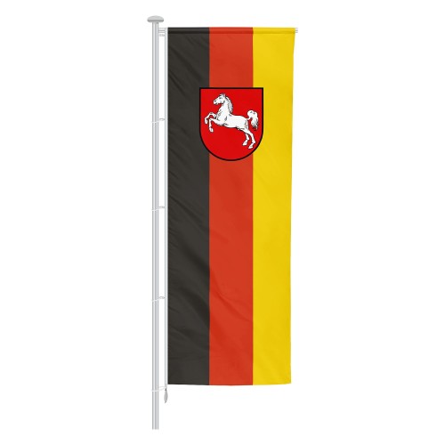 Niedersachsen Hissflagge mit Wappen