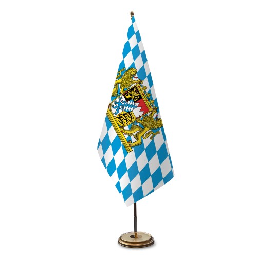 Bayern aus Satin für Flaggenstände