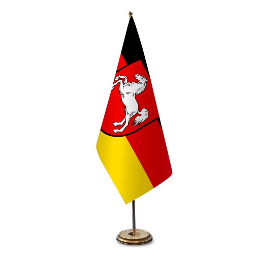 Niedersachsen aus Satin für Flaggenstände