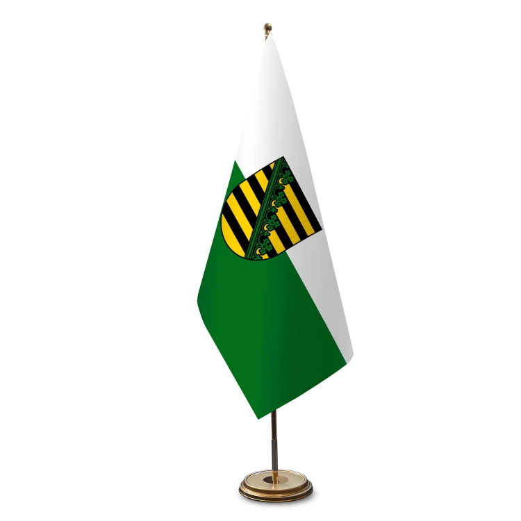 Sachsen aus Satin für Flaggenstände