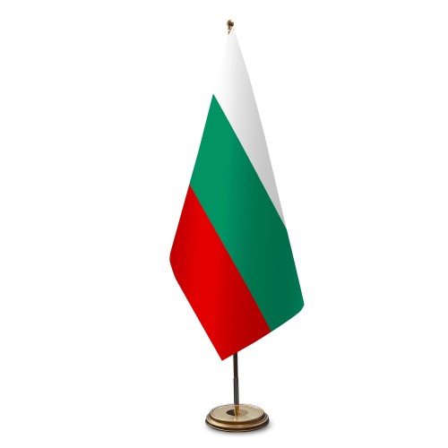 Bulgarien Satinflagge für Flaggenständer