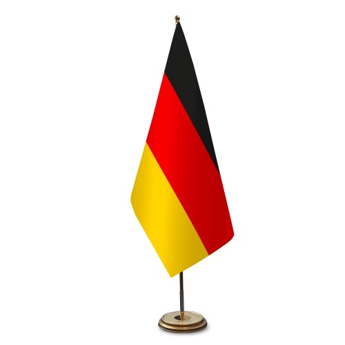 Deutsche Bundesflagge aus  Satinstoff für Flaggenständ