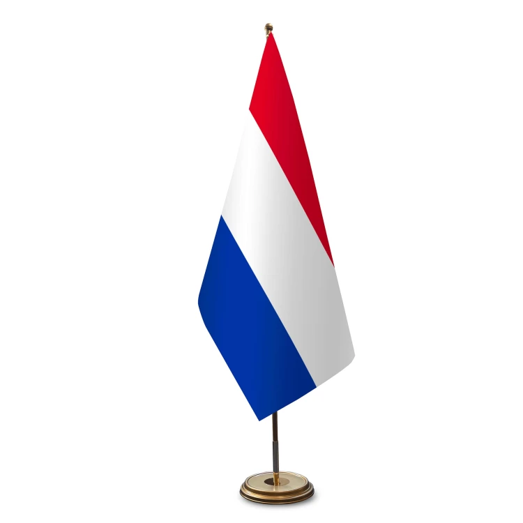 Niederlande Satinflagge für einen Flaggenständer