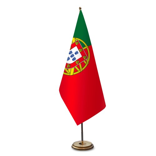 Portugiesisch Satinflagge für einen Flaggenständer