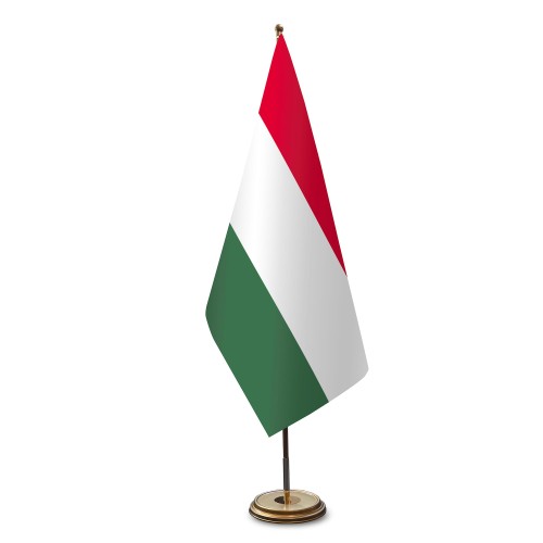 Ungarisch Satinflagge für Flaggenstände