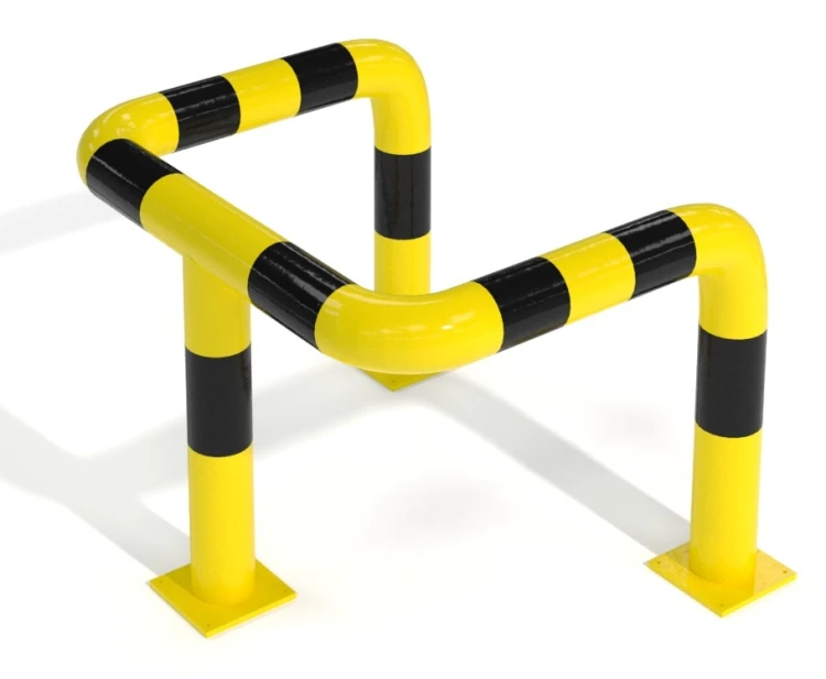 Parkplatzpuffer für Aluminiummast gelb